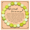 Simple Style Solid Color Artificial Gemstones Natural Stone Beaded Handmade Unisex Bracelets