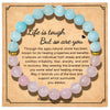 Simple Style Solid Color Artificial Gemstones Natural Stone Beaded Handmade Unisex Bracelets