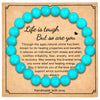 Simple Style Solid Color Artificial Gemstones Natural Stone Beaded Handmade Unisex Bracelets