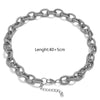 Punk Simple Style Geometric Stainless Steel Plating Bracelets Necklace