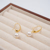 1 Pair Retro Simple Style Pearl Imitation Pearl Copper Drop Earrings