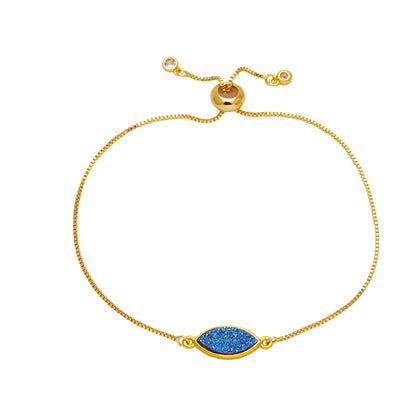 Simple Style Geometric Copper Plating 18k Gold Plated Bracelets