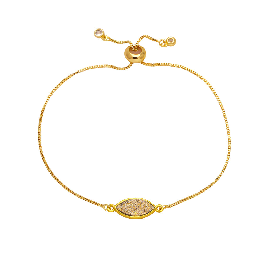 Simple Style Geometric Copper Plating 18k Gold Plated Bracelets