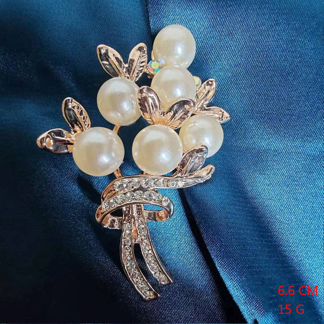 Elegant Leaf Flower Alloy Women'S Brooches