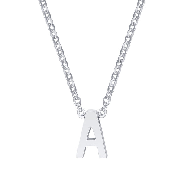 Wholesale Jewelry Simple Style Letter Stainless Steel Gold Plated Plating