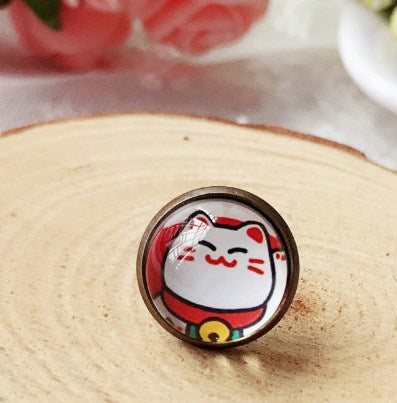 Cartoon Style Cat Alloy Plating Women's Ear Studs