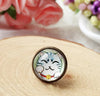 Cartoon Style Cat Alloy Plating Women's Ear Studs