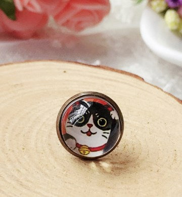 Cartoon Style Cat Alloy Plating Women's Ear Studs