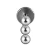 Simple Style Cross Stainless Steel Lip Stud Ear Studs In Bulk