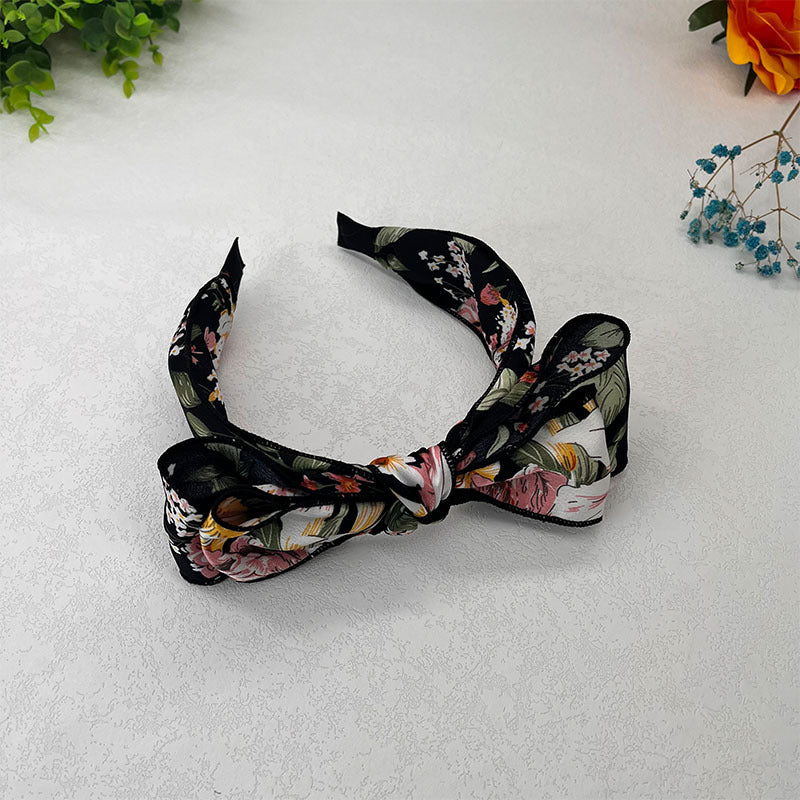 Women'S Sweet Bow Knot Plastic Cloth Hair Band