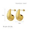 1 Pair Elegant Vintage Style Geometric Plating Inlay Stainless Steel Artificial Pearls Zircon 18k Gold Plated Ear Studs