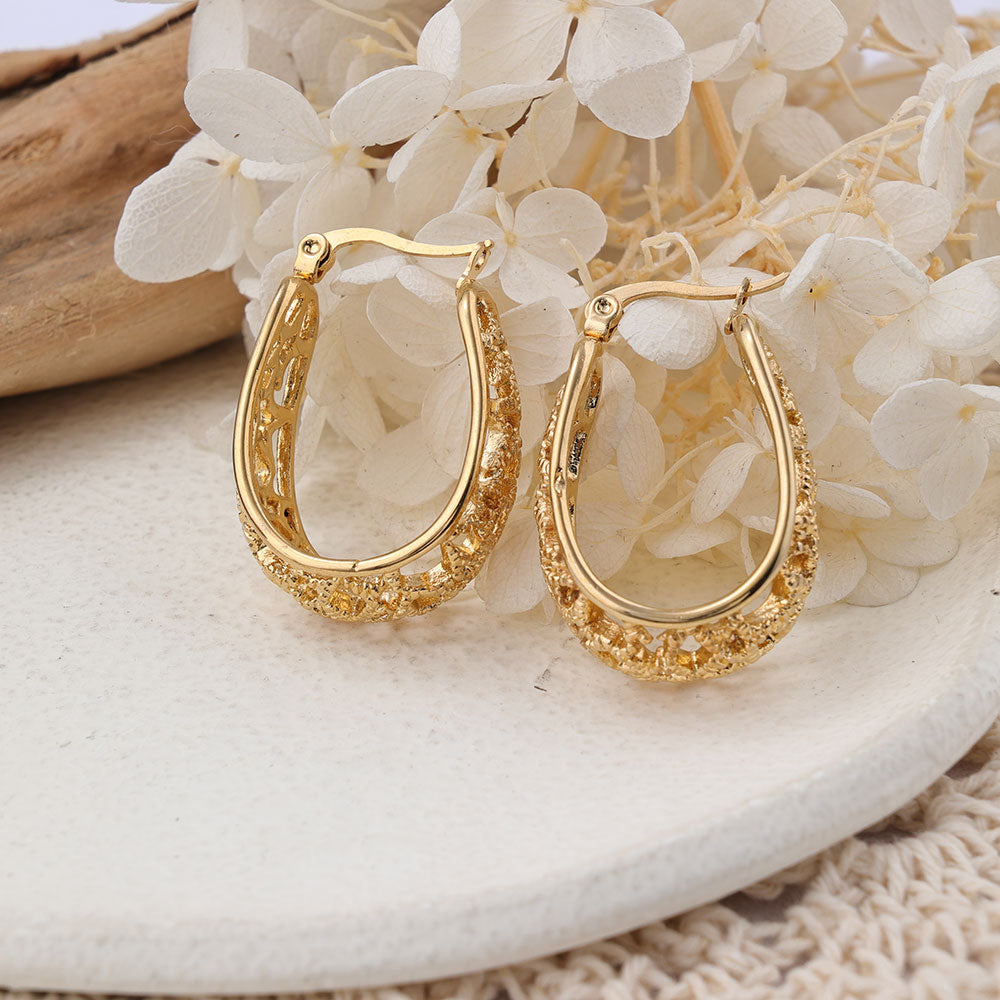 1 Pair Ig Style Geometric Plating Stainless Steel Earrings