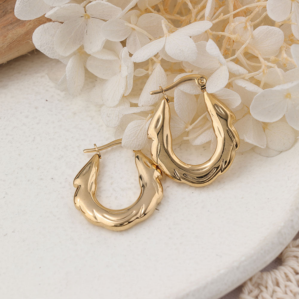 1 Pair IG Style Geometric Plating Stainless Steel Earrings