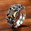 Wholesale Jewelry Retro Cross Alloy Plating Adjustable Ring