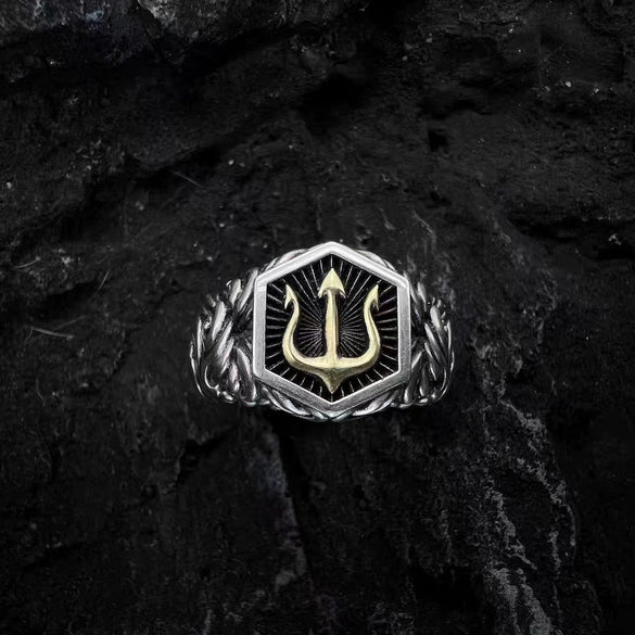 Wholesale Jewelry Retro Cross Alloy Plating Adjustable Ring