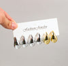 Wholesale Jewelry Ig Style Simple Style Water Droplets Arylic Spray Paint Ear Studs