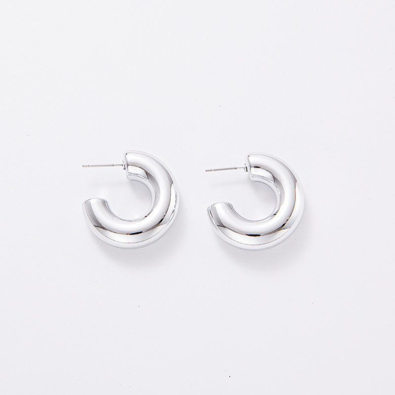 1 Pair Simple Style Geometric Plating Arylic Earrings