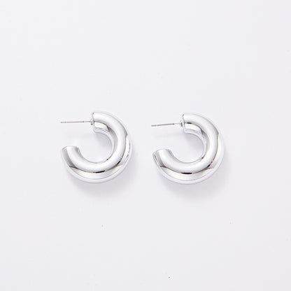 1 Pair Simple Style Geometric Plating Arylic Earrings