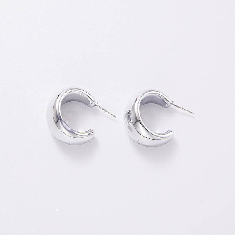 1 Pair Simple Style Geometric Plating Arylic Earrings