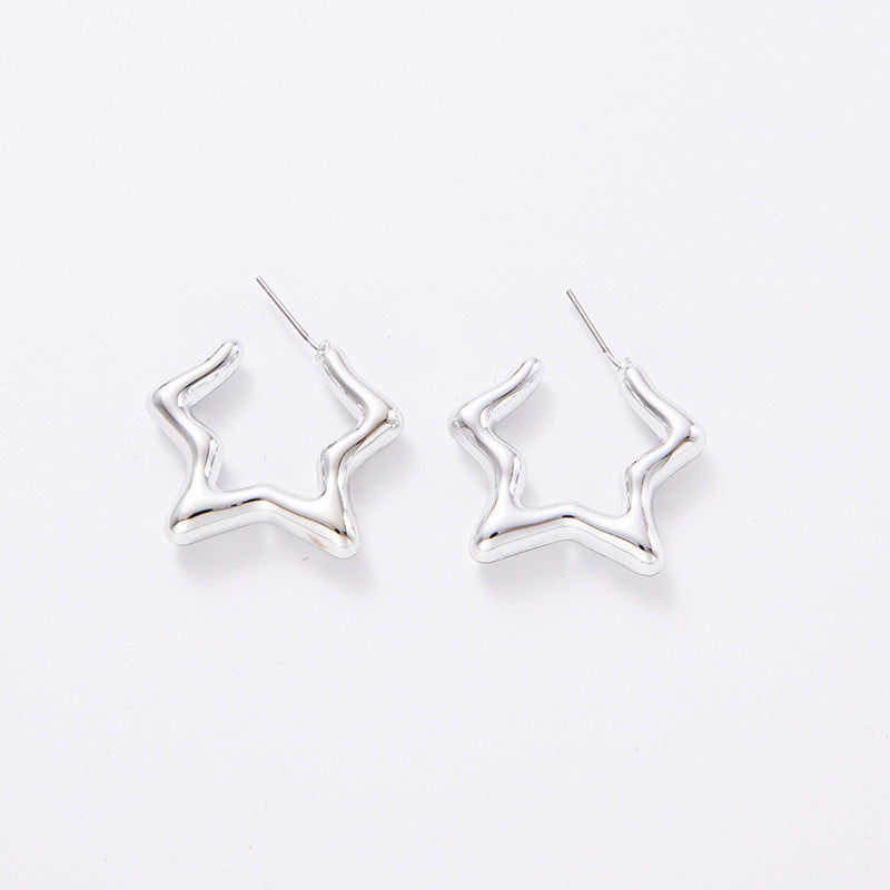 1 Pair Simple Style Geometric Plating Arylic Earrings