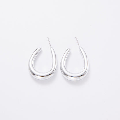 1 Pair Simple Style Geometric Plating Arylic Earrings