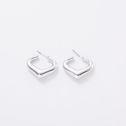 1 Pair Simple Style Geometric Plating Arylic Earrings