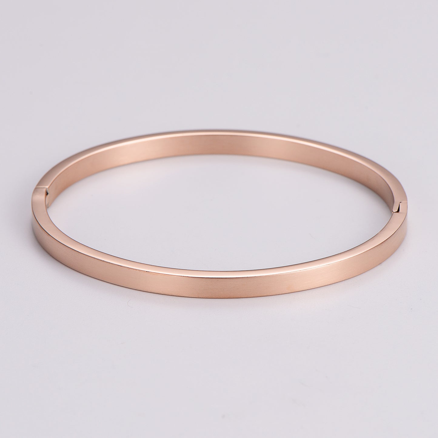 Casual Simple Style Circle Stainless Steel Plating Bangle