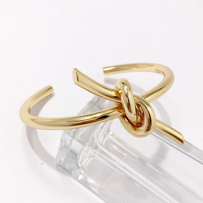 Simple Style C Shape Copper Bangle