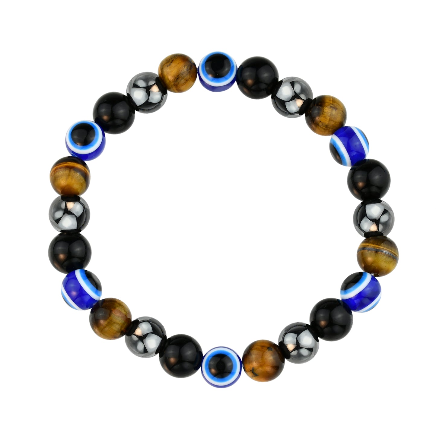 Simple Style Classic Style Round Artificial Gemstones Beaded Unisex Bracelets