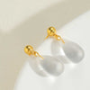 1 Pair Elegant Sweet Flower Plating Inlay Arylic Alloy Copper Artificial Pearls Zircon Earrings