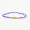 Simple Style Geometric Seed Bead Plating Unisex Bracelets