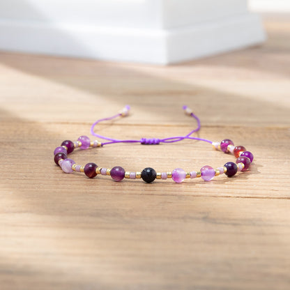 Vacation Color Block Glass Beaded Chain Women's Bracelets