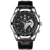 Casual Geometric Single Folding Buckle Quartz Men'S Watches