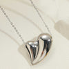 Copper 14K Gold Plated White Gold Plated Vintage Style Heart Shape Pendant Necklace