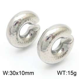 1 Pair Vintage Style U Shape Geometric Plating Titanium Steel 18K Gold Plated Ear Cuffs