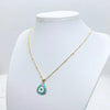 Copper Elegant Devil's Eye Plating Pendant Necklace