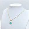 Copper Elegant Devil's Eye Plating Pendant Necklace