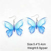 1 Pair Casual Simple Style Butterfly Arylic Drop Earrings