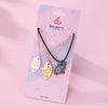 Cute Sweet Geometric Letter Heart Shape Alloy Plating Inlay Rhinestones Kid'S Pendant Necklace