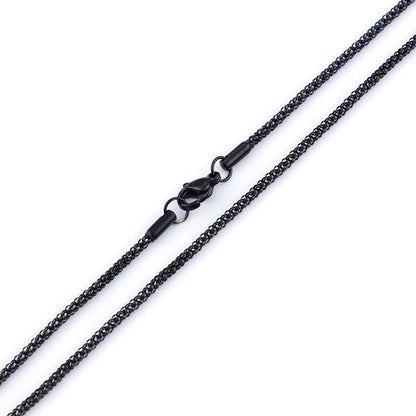 Titanium Steel Simple Style Solid Color Plating Necklace