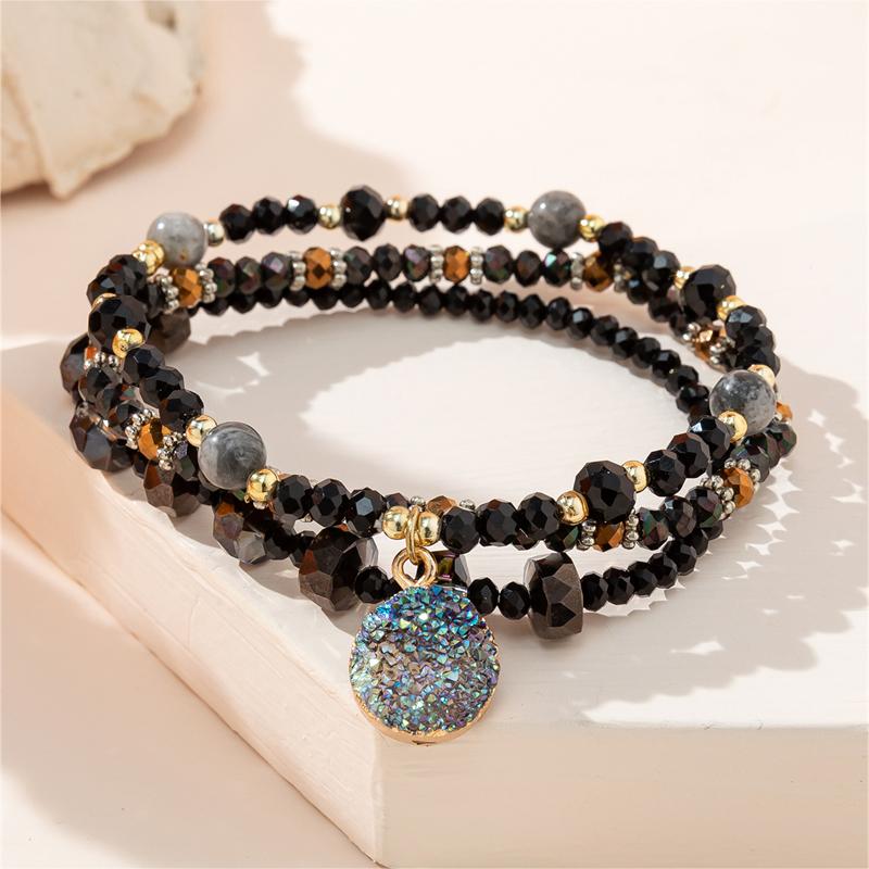 Casual Simple Style Irregular Glass Rope Beaded Women'S Bracelets