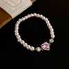 Fashion Star Heart Shape Butterfly Artificial Pearl Wholesale Bracelets