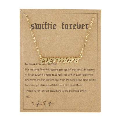 Stainless Steel Simple Style Letter Number Plating Necklace