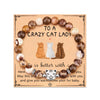 Simple Style Cat Alloy Stone Unisex Bracelets