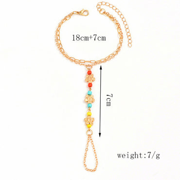 IG Style Flower Alloy Women's Bracelets