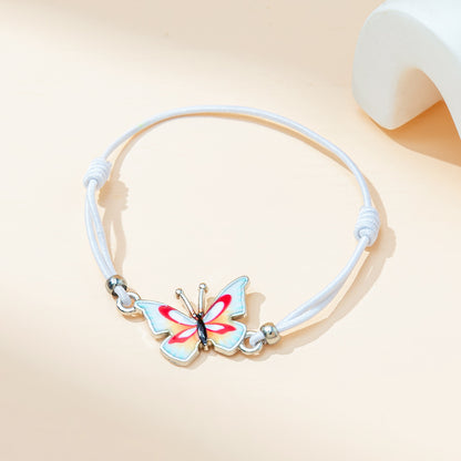 Sweet Simple Style Butterfly Alloy Women's Bracelets