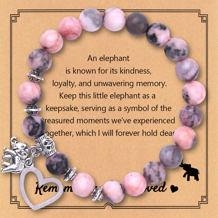 Ethnic Style Compass Heart Shape Elephant Mixed Materials Beaded Unisex Bracelets