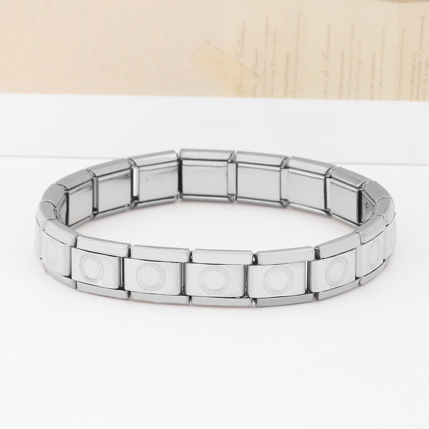 Stainless Steel IG Style Letter Polishing Bracelets