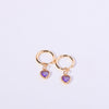 1 Pair Simple Style Heart Shape Plating Inlay Copper Zircon Ear Studs