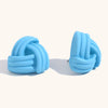 1 Pair Simple Style Triangle Spray Paint Stainless Steel Resin 18K Gold Plated Ear Studs
